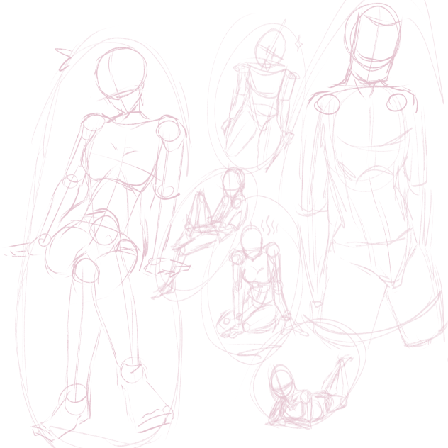 pose practice without reference ig - ibisPaint