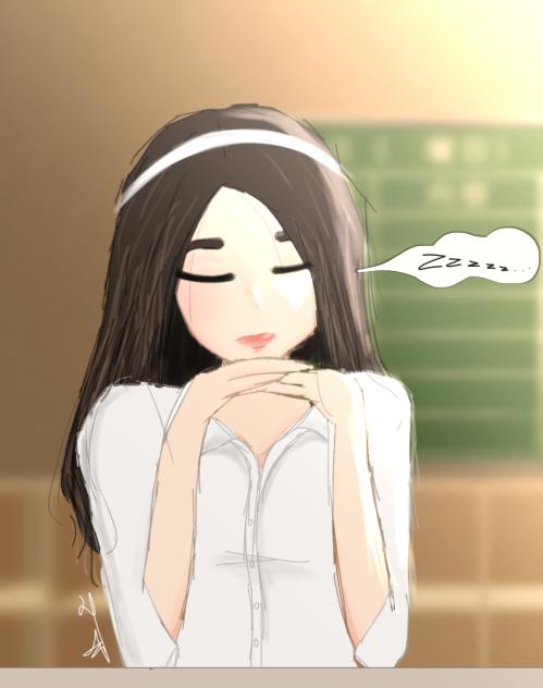 Taking a nap
