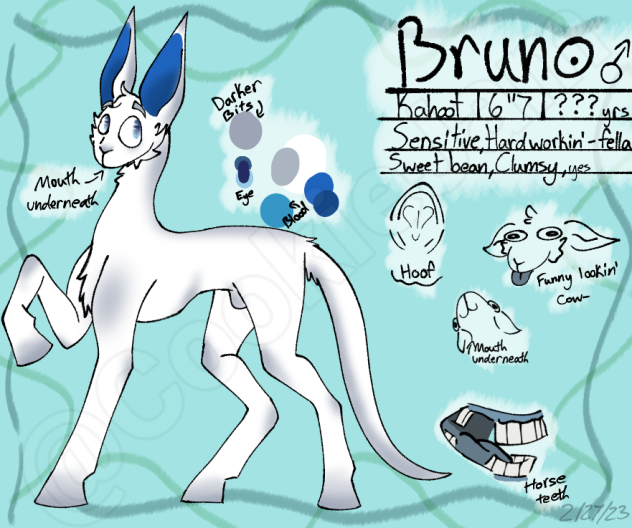 Bruno Ref Sheet!