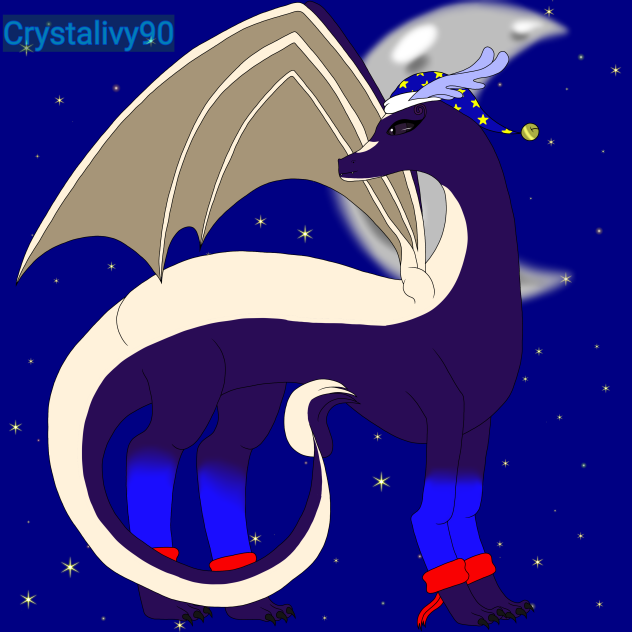S.A.M.S Moon as a dragon