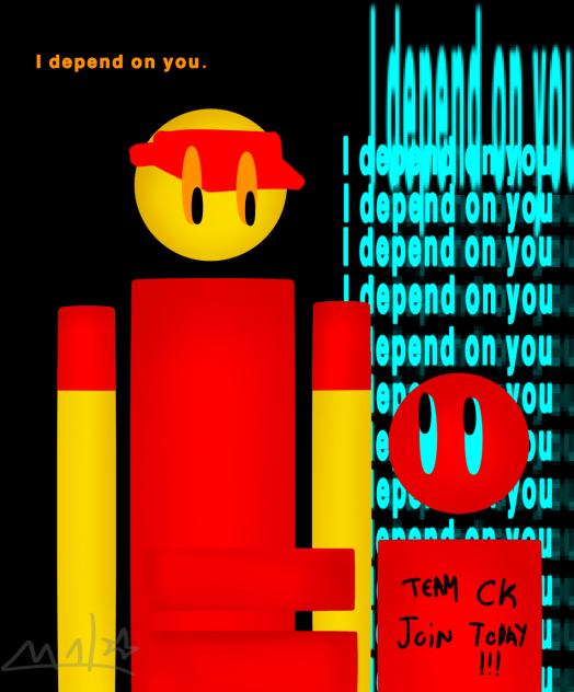 I depend on you (burningpizzaria)