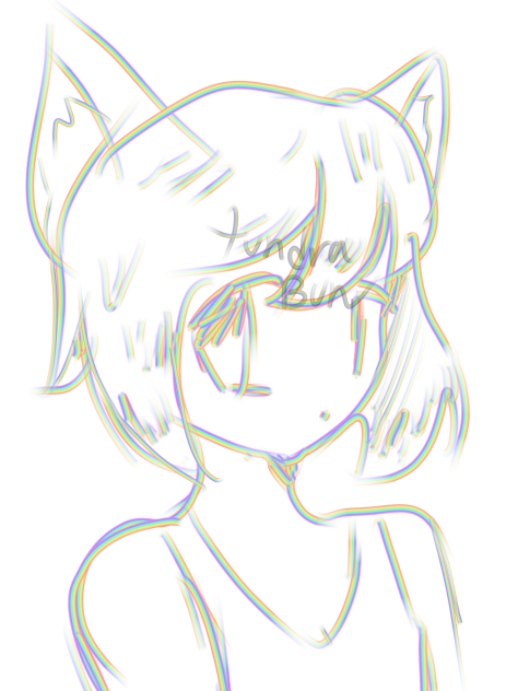 Sketching only using rainbow brush 2