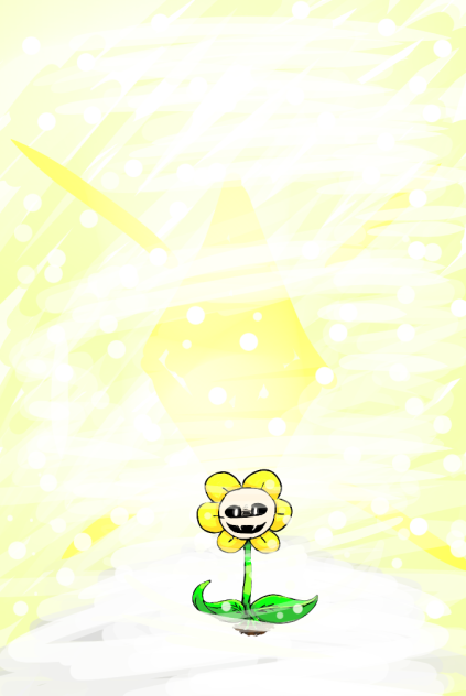 flowey somthing only we can see - ibisPaint