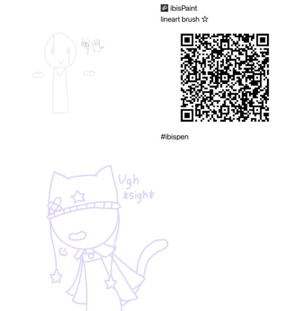 A QR code brush