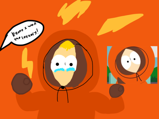 Kenny’s mother wins the lottery