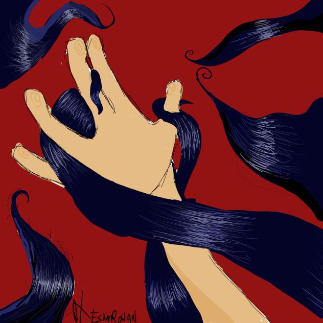 Black hair-Alex G