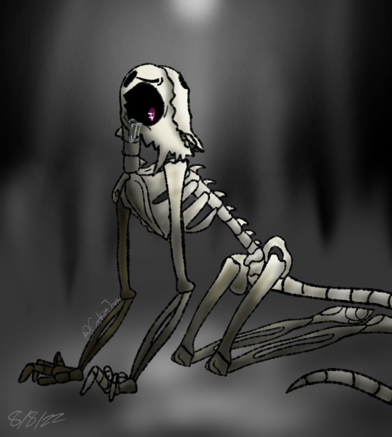 Skeletons don't cry.....