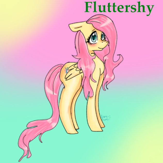 Speedpaint- Fluttershy Mlp