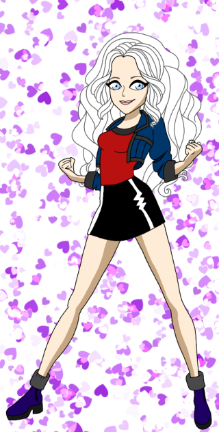 My oc IceHeart in Miraculous ladybug