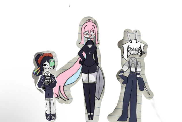 Miss huroko,miss Sasha and mister demi