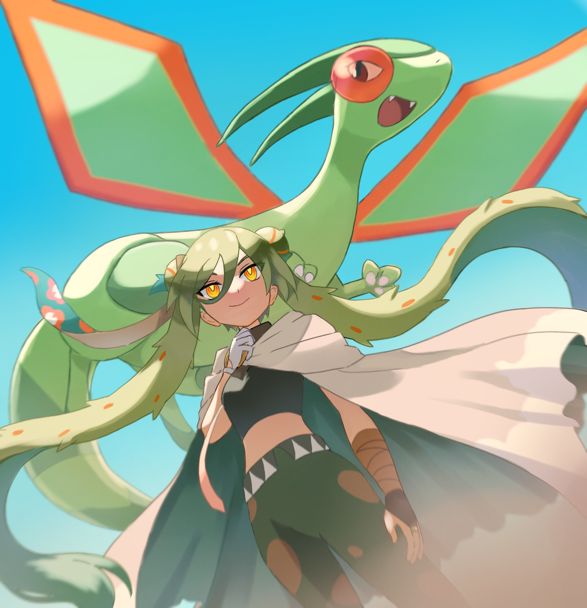 じめんミク&フライゴン - ibisPaint