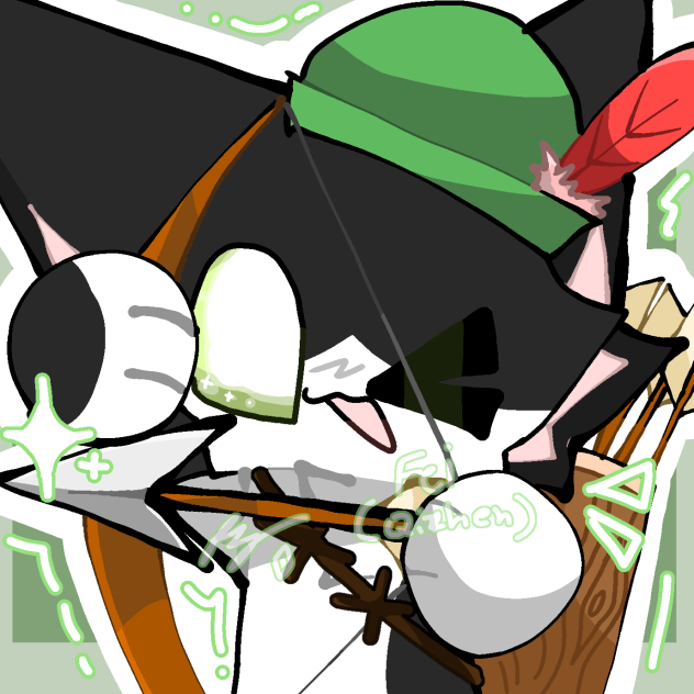 arrow-shooting cat 🏹