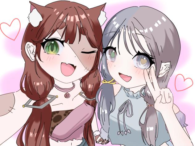 ツーショット.ᐟ.ᐟ