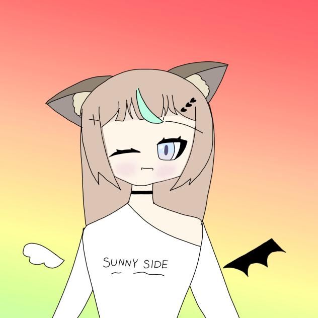 ふくのすけの描いた絵をリメイクしてみた