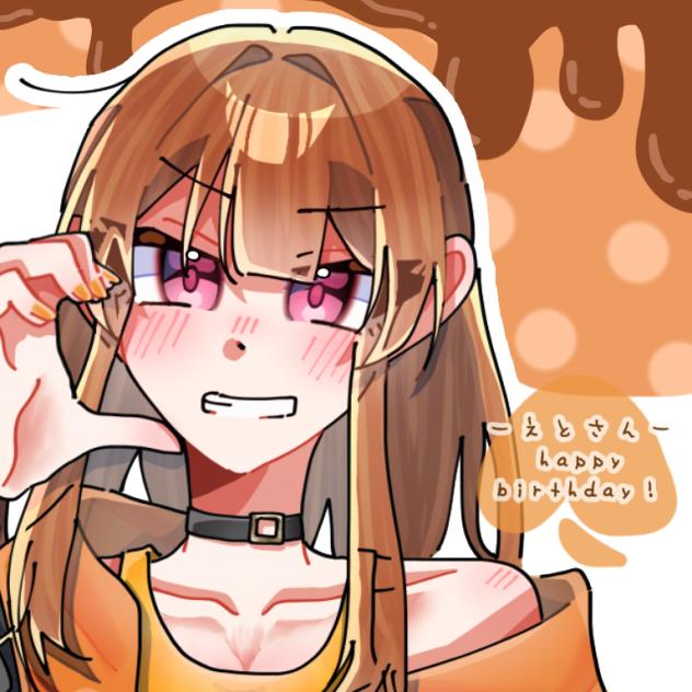 happy birthday🌈🍑🧡