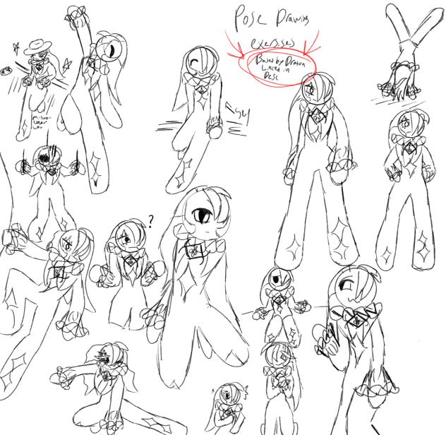Poses practice - ibisPaint