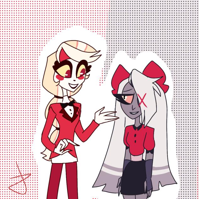 Charlie and Vaggie ❤️🩶