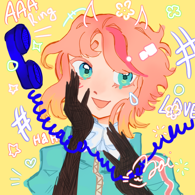Doodle of my oc Ami!