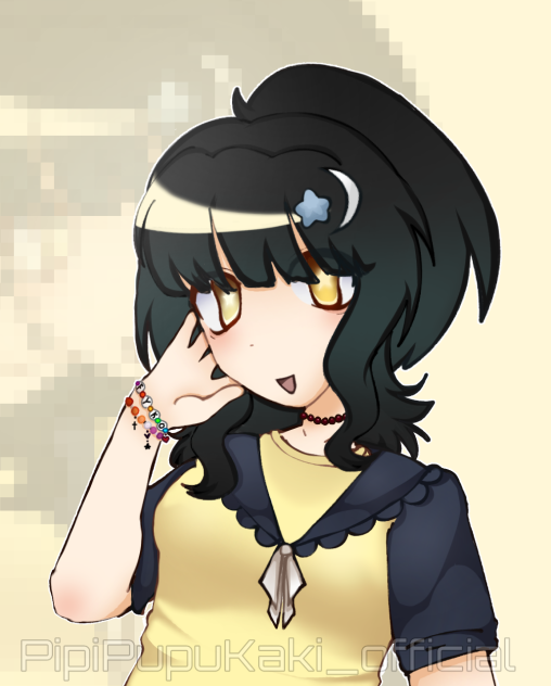 Miku in anime style!1!!1