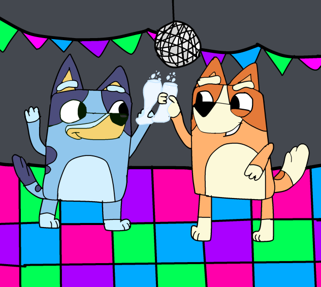 Bluey and bingo