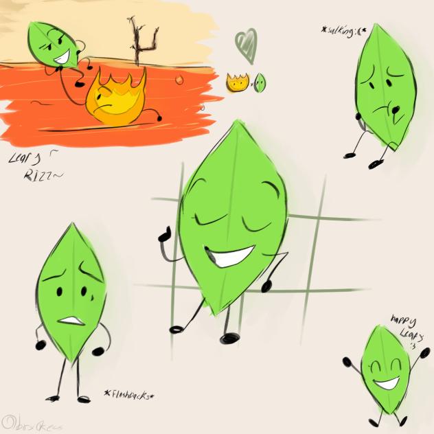 leafy drawingzzzz