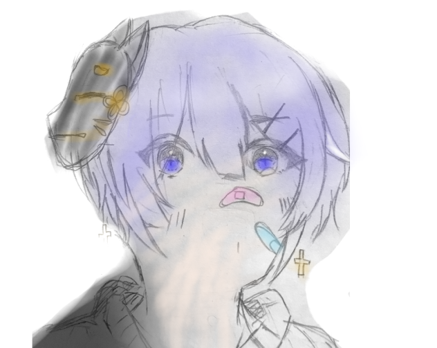 オリキャ落書き。