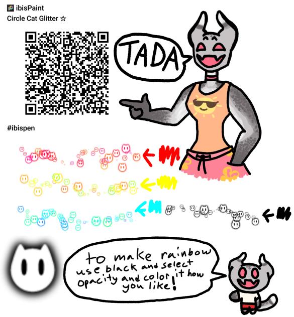 Circle Cat Glitter ☆