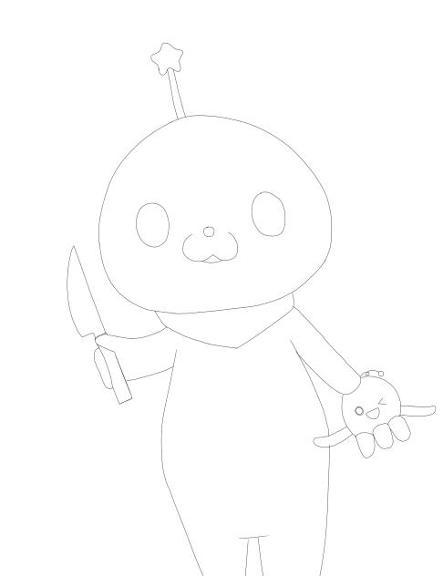教育番組のテーマ 線画