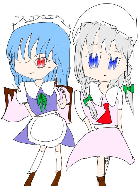 レミ咲　服交換！