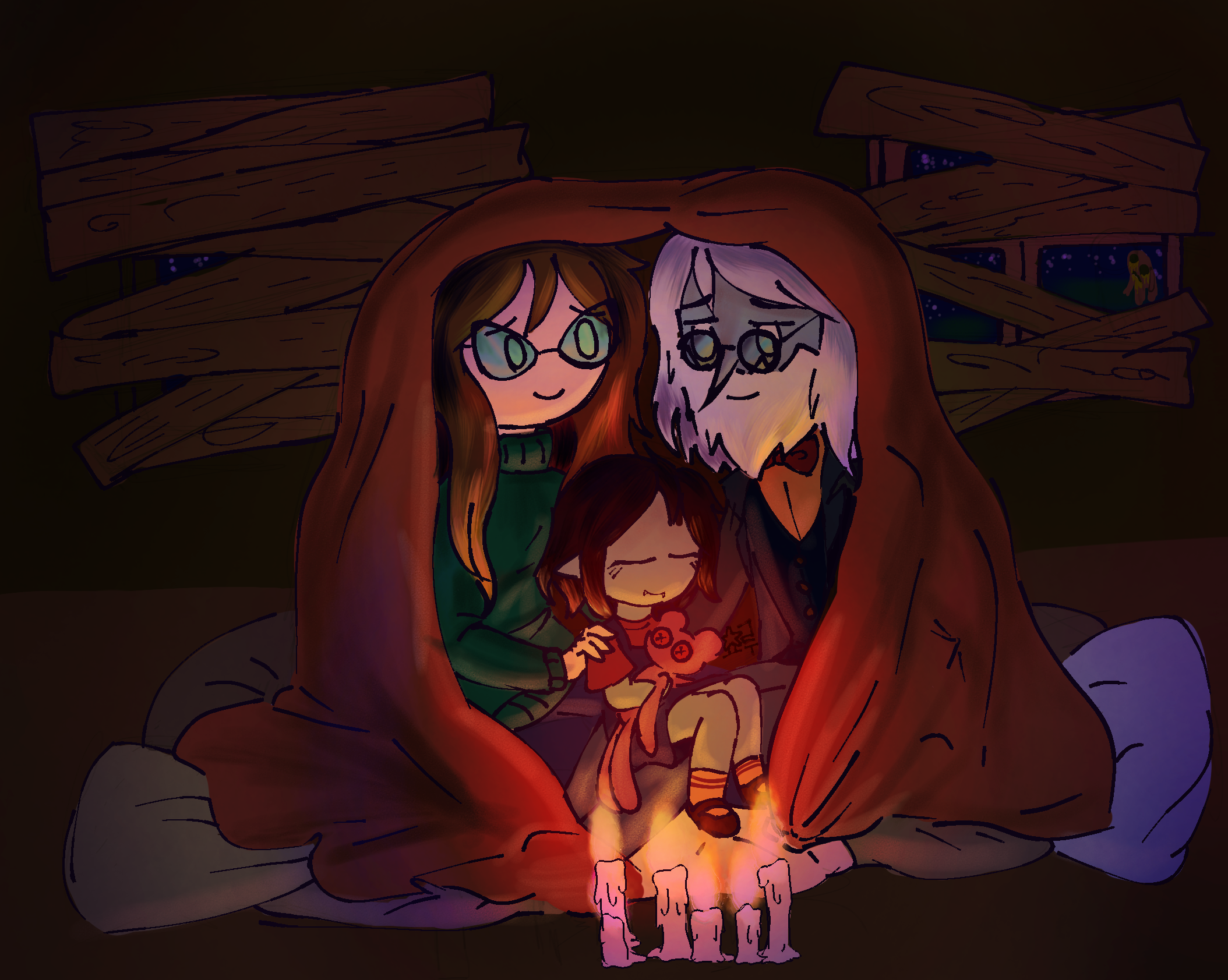 Betty, Simon and Marcy - ibisPaint