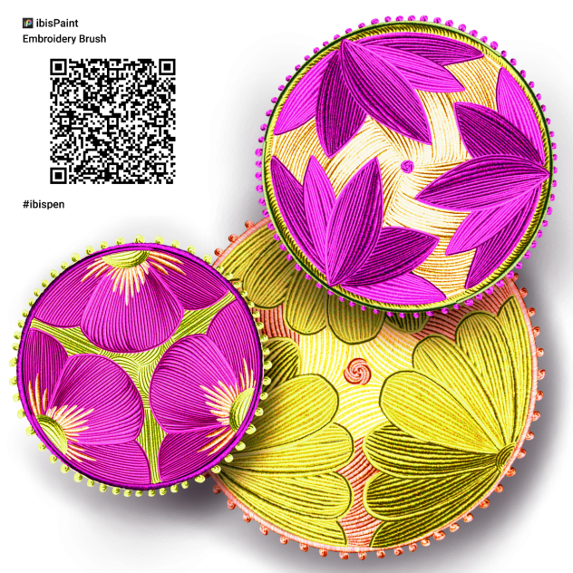Patch Embroidery Thread Brush
