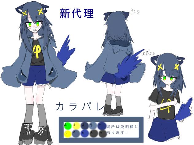 代理の見た目変更＆固定