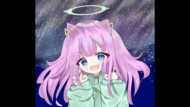 フリー線画塗った〜