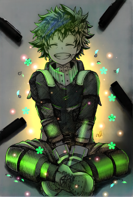 izuku midoriya GLOW ART