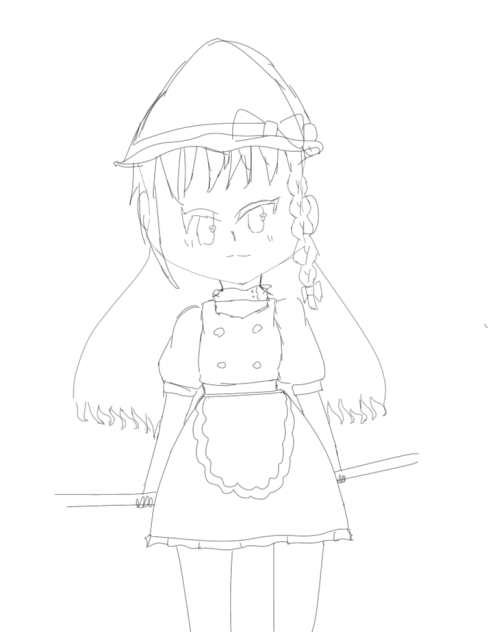 マリーさ描いてみた(笑)適当に