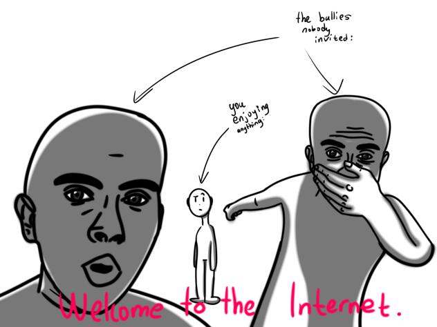 Welcome to the Internet.