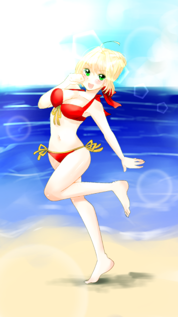Fate 水着ネロ