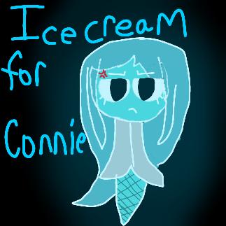 SHES AN ICECREAM CONE NOW