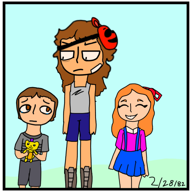 Afton kid family photo