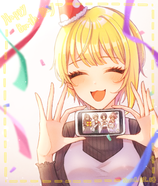 フレちゃん誕生日イラスト2