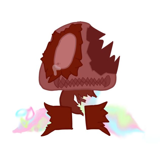 Goomba Ardido ☠️🔥🔥🔥 (Sin capa de fuego)