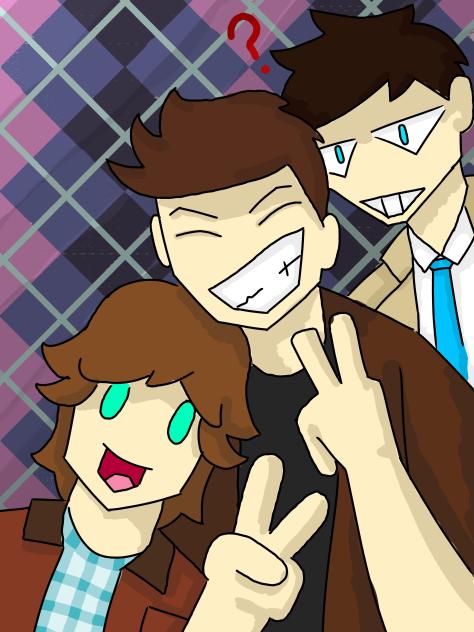 Sam&Dean selfie #spn