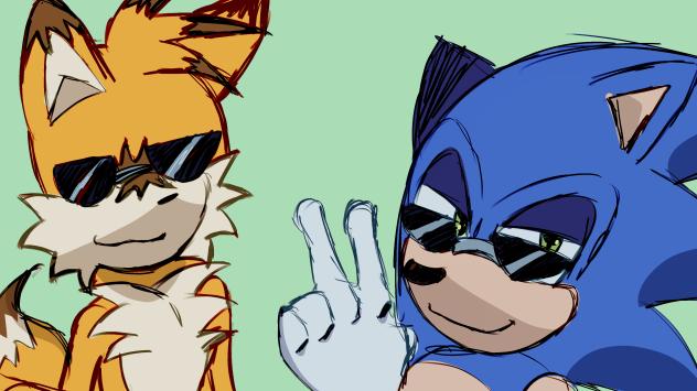 best duo of all time 🦔🦊