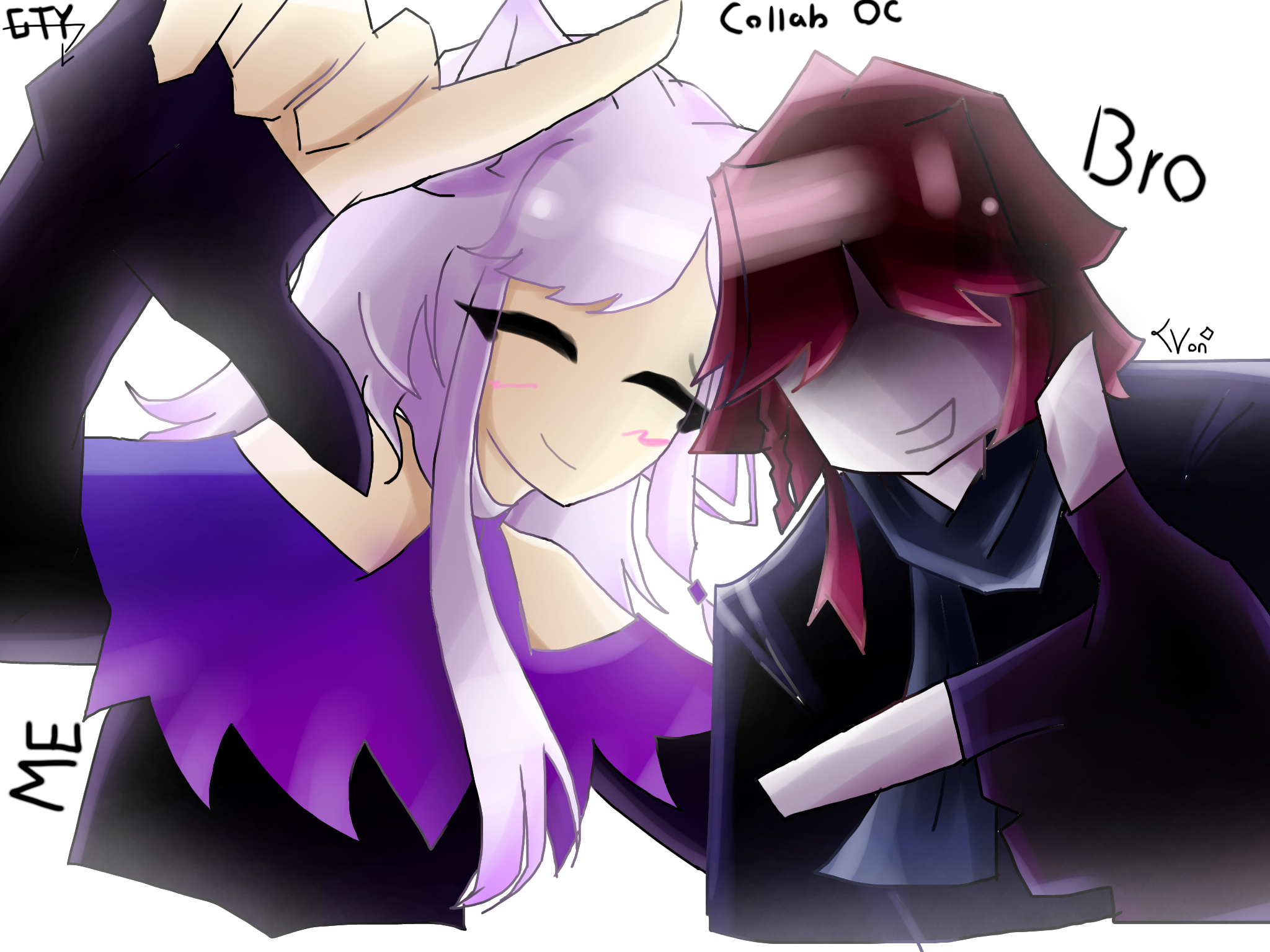 COLLABING WITH BRO - ibisPaint