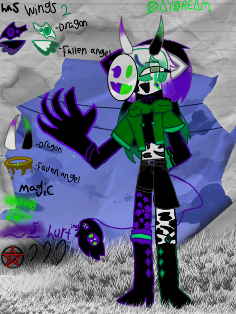 My Redesign of Dream as a Fpe OC