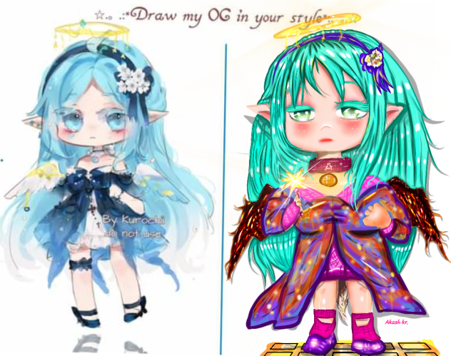 I draw you draw with kuro chii...