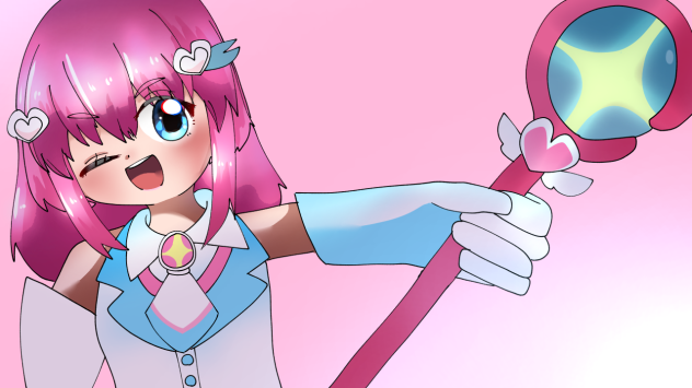 魔法少女…？