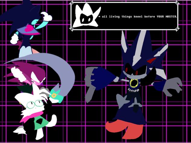 deltarune but with that blue rodent