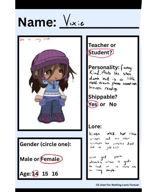 Another cs for Nothing last forever