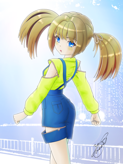 Strolling Young Lady